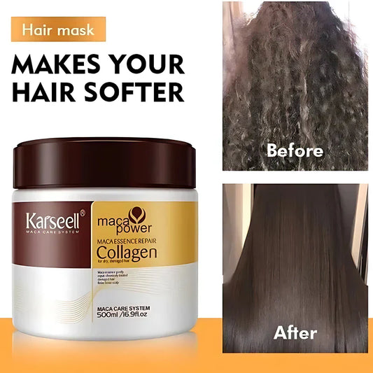 Buy 1 Get 1 Free Karseell Collagen Hair Mask 500ml - My Store