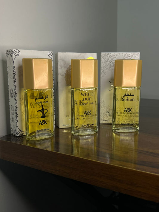 3 in 1 Perfume Deal Sultan + white oud+ Dirham