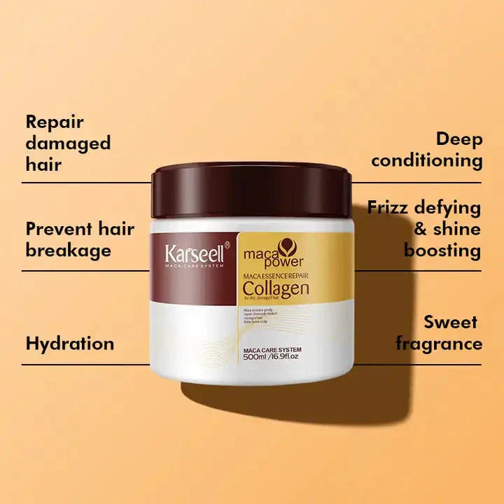 Buy 1 Get 1 Free Karseell Collagen Hair Mask 500ml - My Store