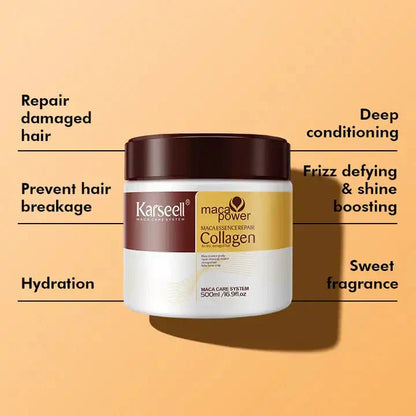 Buy 1 Get 1 Free Karseell Collagen Hair Mask 500ml - My Store