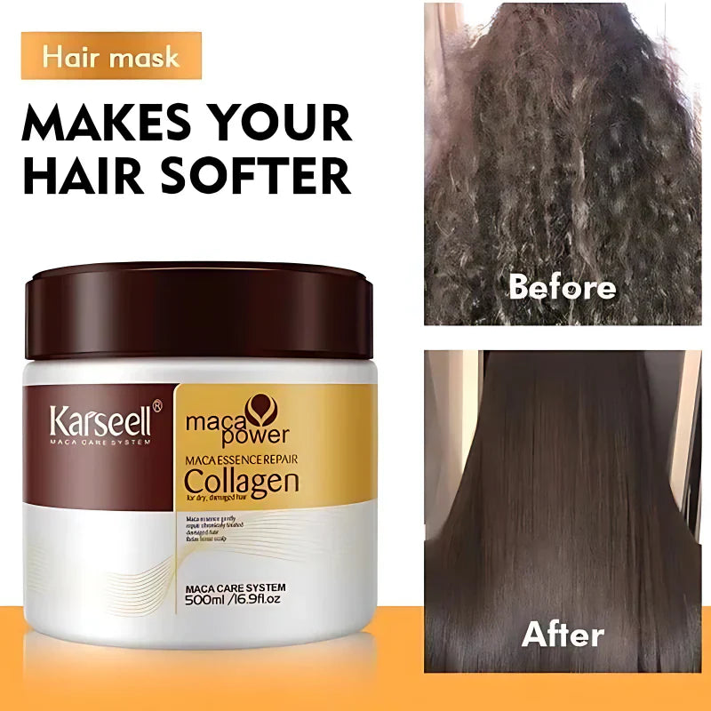 Buy 1 Get 1 Free Karseell Collagen Hair Mask 500ml - My Store