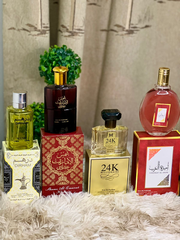 🖤 4 in 1 Premium Perfume Deal – Luxury Fragrance Bundle