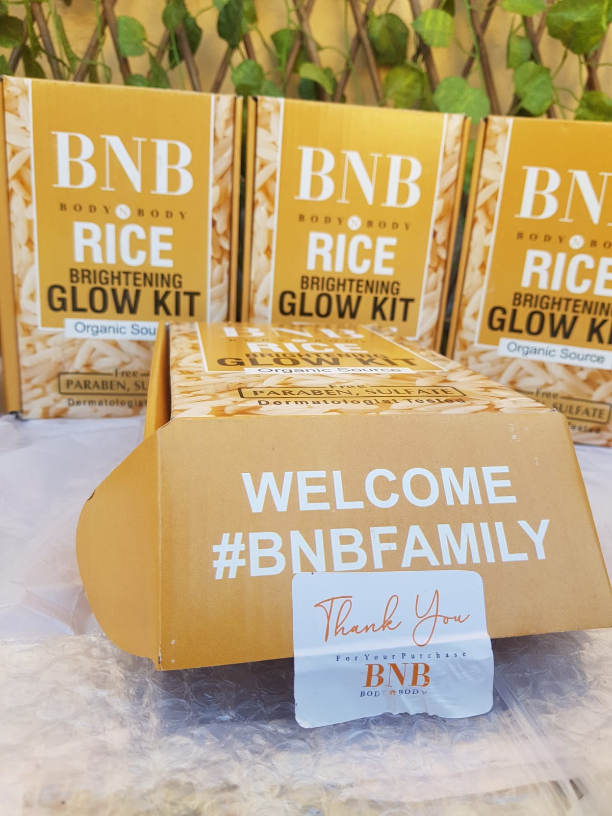 BNB Whitening Rice Extract Bright & Glow Kit - My Store