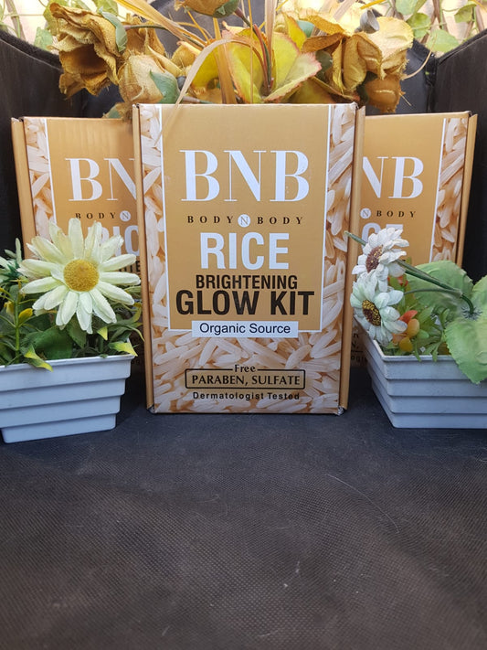 BNB Whitening Rice Extract Bright & Glow Kit - My Store