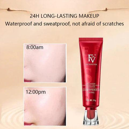 FV Matte Finish Liquid Foundation, Waterproof, Lightweight Ivory Foundation. - Vibe Pk
